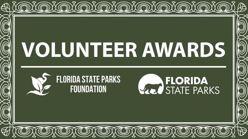 Volunteer receiving award.